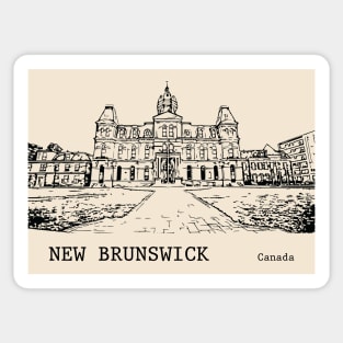 New Brunswick Canada Sticker